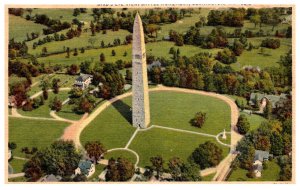 Vermont  Bennington Birds Eye View Battle Monument