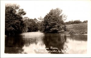 Real Photo Postcard The Guadalupe River in Kerrville, Texas