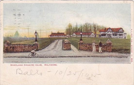 Maryland Country Club Balimore Maryland 1905