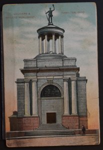 Hamilton, OH - Soldiers and Sailors Monument - 1907