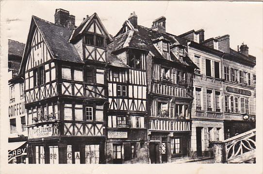 France Lisieux Vieilles Maisons de la Place de Halle-au-Burie 1950 Photo