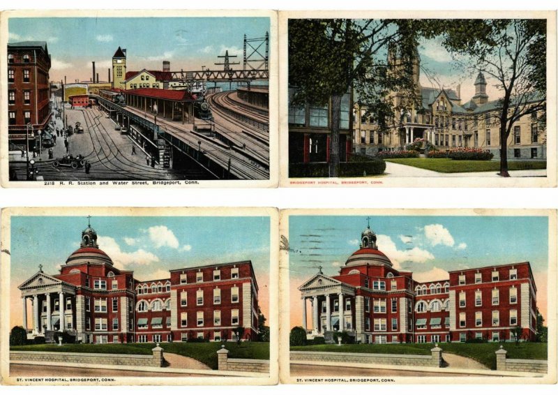 CONNECTICUT (CT) 30 Vintage Postcards Mostly pre-1950 (L2581)