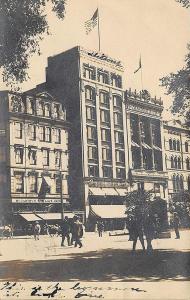 Boston MA Storefronts Oliver Ditson Company RPPC Postcard