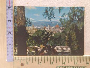 Postcard A view from S. Miniato al Monte, Florence, Italy