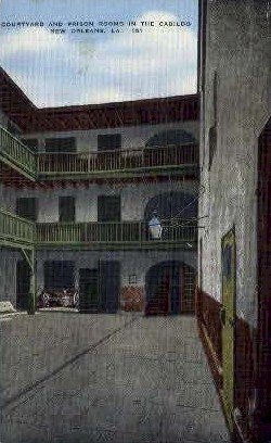 Courtyard & Prison Rooms in the Cabildo - New Orleans, Louisiana LA