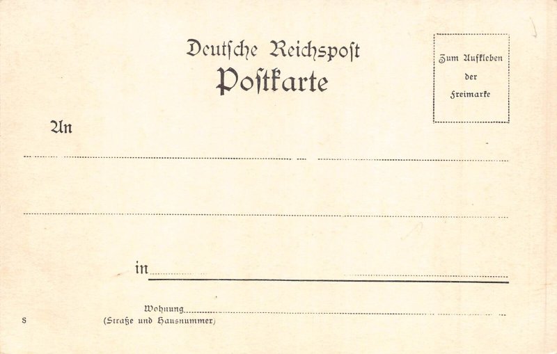 A691 Germany Gruss aus Potsdam Sanssouci Terrasse vintage postcard