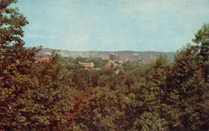 Huntington West Virginia Birds Eye View Vintage Postcard J44740 