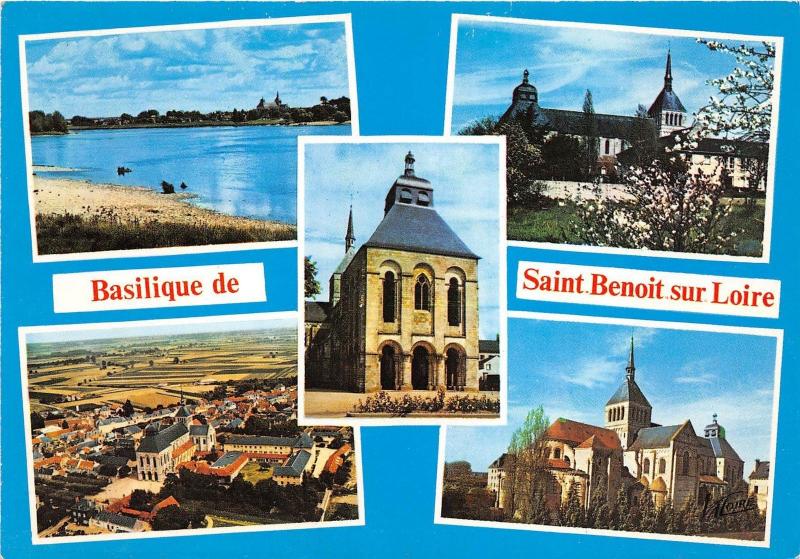 BR4315 Saint Benoit sur Loire la basilique   france
