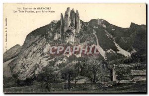 Old Postcard Environs de Grenoble The Three Maidens near Saint Nizier