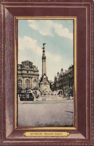 Belgium Brussells Monument Anspach 1909