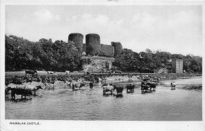uk52314 rhuddlan castle wales real photo uk