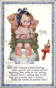 Tuck Beatrice Mallet Cute Kiddies Sick Little Boy Vintage Postcard