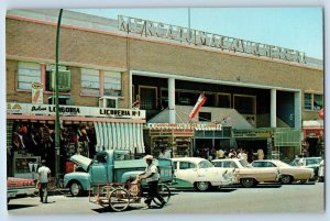 Tamps Mexico Postcard El Mercado Maclovio Herrera Nuevo Laredo Market Place 1960