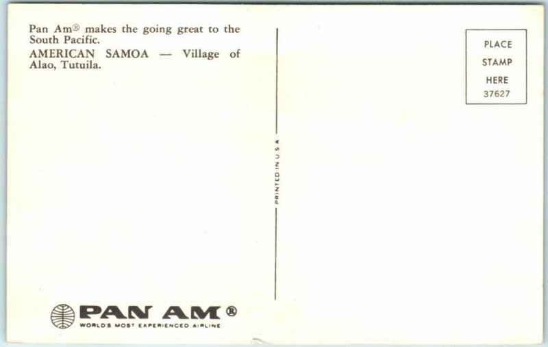 Postcard - American Samoa - Village of Alao, Tutuila 