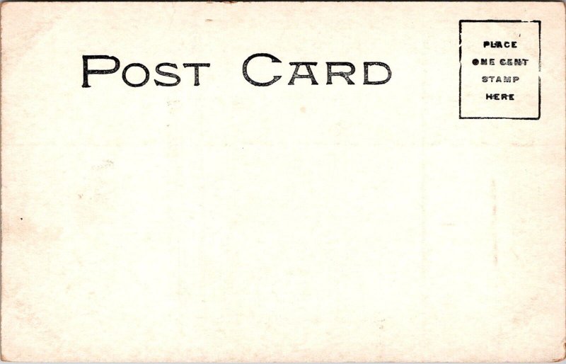 View Along Shore, Plymouth MA Undivided Back Vintage Postcard R74