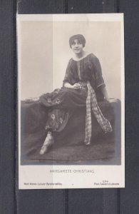 MARGARETE CHRISTIANS, AUSTRIAN & AMERICAN ACTRESS, c1935 ppc., unused.