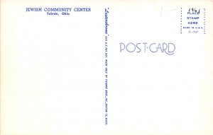 Toledo Ohio 1960s Postcard Jewish Community Center