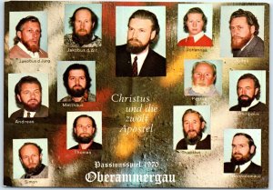 Postcard - Christus and the Apostles, Passionsspiele 1970 Oberammergau, Germany