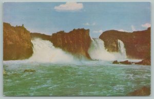 Twin Falls Idaho~Snake River~View Of Falls~Vintage Postcard