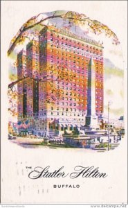 New York Buffalo Statler Hilton Hotel 1966