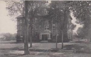 Maine Lewiston Roger Williams Hall Bates College Albertype