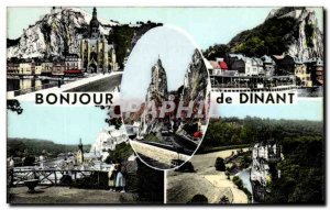 Modern Postcard Hello From Dinant