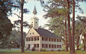 SAVANNAH, GA  Georgia    MIDWAY CONGREGATION MEETING HOUSE     Chrome Postcard