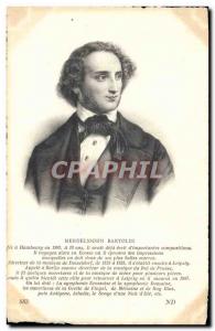 Old Postcard Mendelssohn Bartoldi