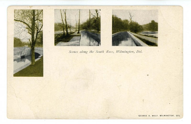 DE - Wilmington. The Brandywine, South Race Scenes ca 1905