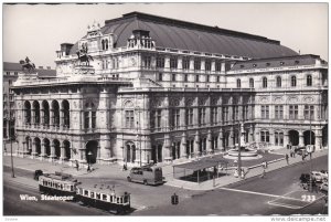 RP; WIEN, Austria; Staatsoper, Street Cars, Classic Cars, 1950s