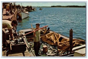 1965 Rustico Harbour Prince Edward Island Canada Vintage Posted Postcard