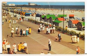 Atlantic City, N. J. - Colorful cabanas and beach chairs