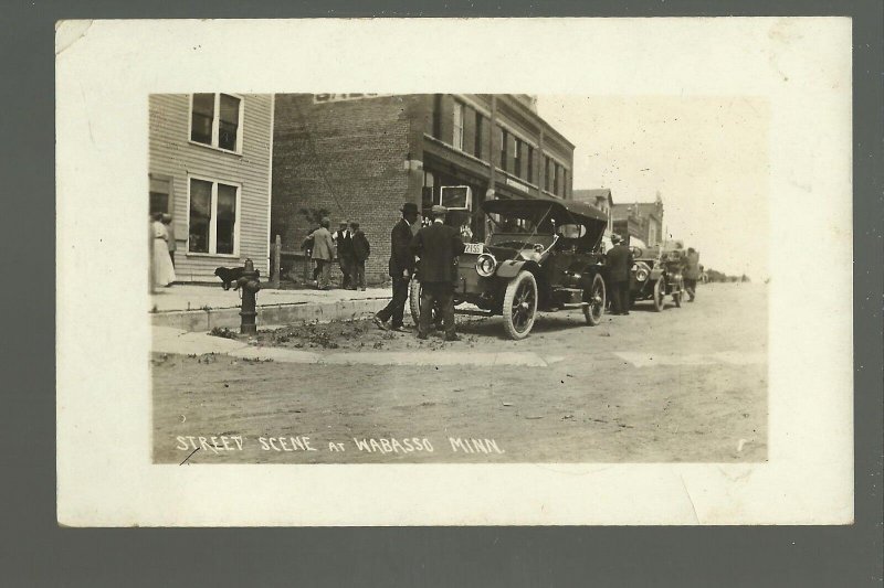 Wabasso MINNESOTA RP 1915 MAIN STREET Stores AUTO RALLY nr Redwood Falls #2