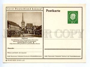 420164 GERMANY 1960 year Duderstadt postal postcard