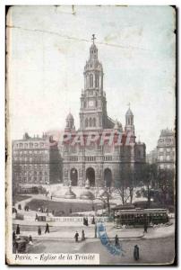 Paris Postcard Ancient Church of the Trinity