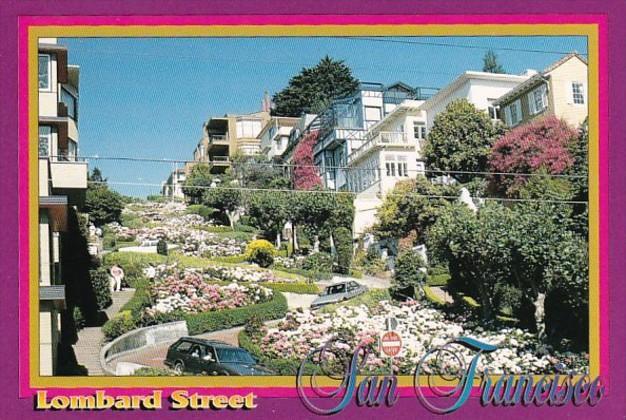 California San Francisco Lombard Street