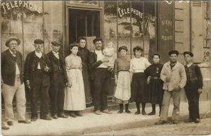 CPA carte photo PARIS Biere du Nord pub restaurant (17278)