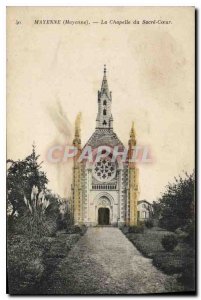 Old Postcard Mayenne Mayenne Sacre Coeur chapel