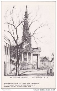 Charleston , South Carolina , 1910s ; St Philip´s Church , Artist Elizabeth ...