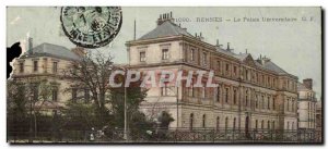 Rennes - The University Palace - Old Postcard