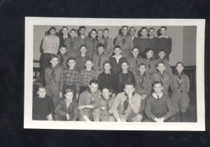 REAL PHOTO PHOTOGRAPH WADSWORTH OHIO GRACE LUTHERAN CHURCH BOY SCOUTS PICTURE