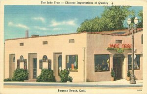 Laguna Beach California Jade Tree Chinese roadside Montgomery Postcard 21-10690