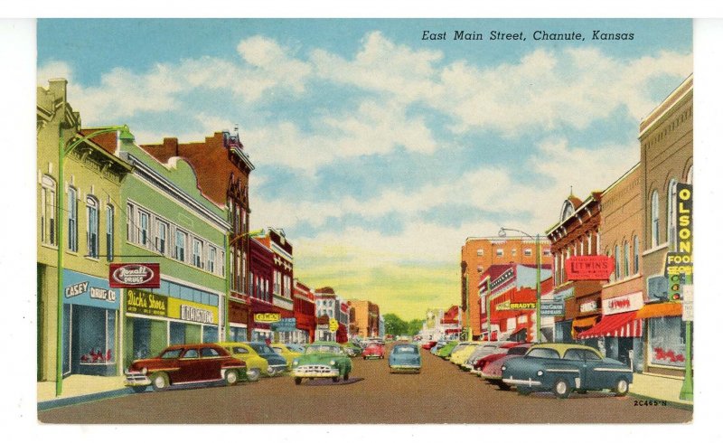 KS - Chanute. East Main Street