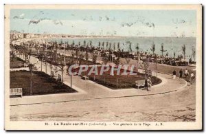 La Baule Old Postcard General View of the beach