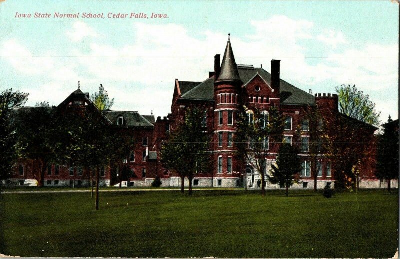 Iowa State Normal School Cedar Falls Postcard Unposted UnusedDivided Back Vtg 