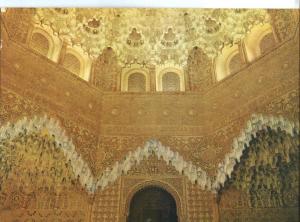 Spain, GRANADA, Alhambra, Hall Cupola Nocturnal, unused Postcard