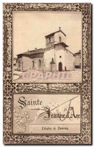 Old Postcard Sainte Jeanne d & # 39Arc Church of Domremy