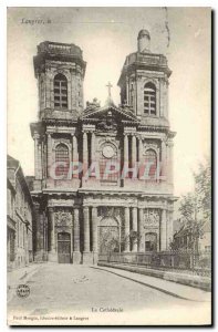 Old Postcard Langres Cathedral