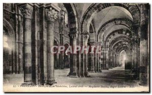 Postcard Old Vezelay Basilica Madeleine Lateral right