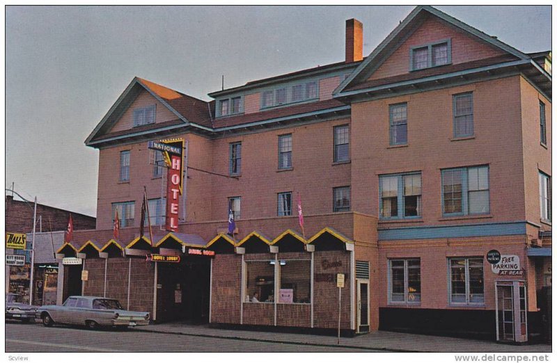 Exterior,  National Hotel,  Vernon,  B.C,  Canada,  40-60s